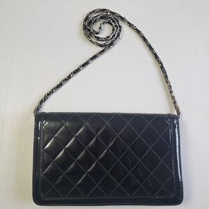 Vintage Ande' Mid Century Black Purse Handbag
